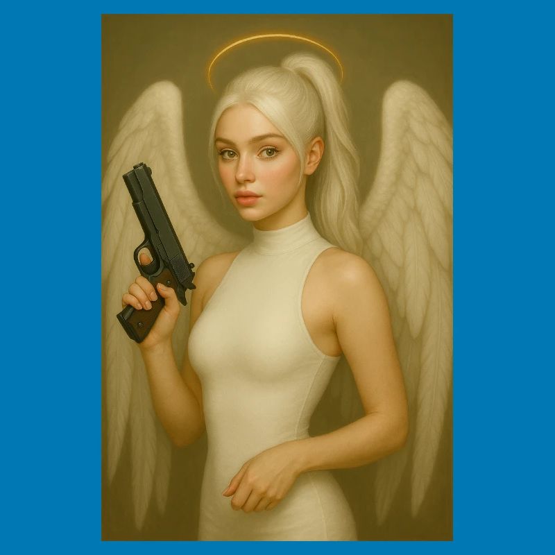 Engel mit Waffe 