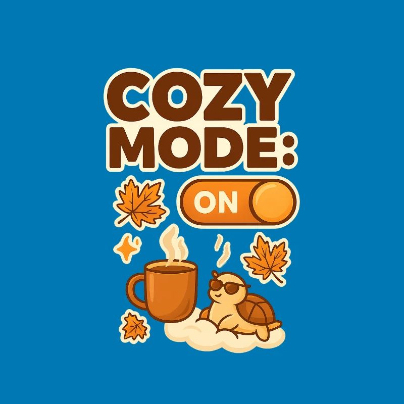 Cozy Mode: Herbsttee Schildkröte