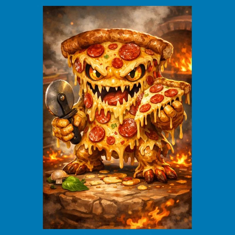 Cheese Pizza Monster