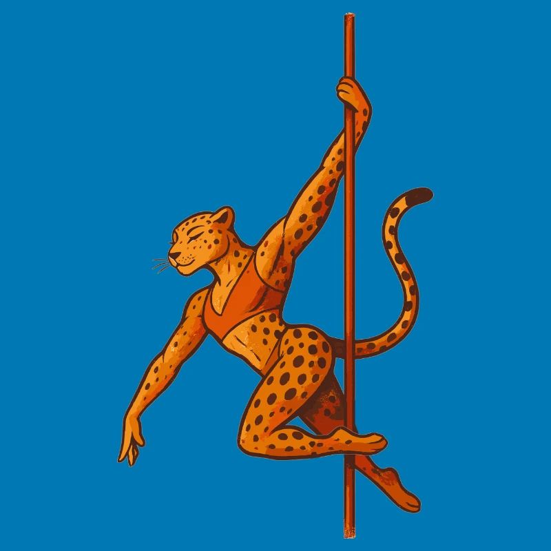 Pole Dance Leopard Pole Dancer Gift