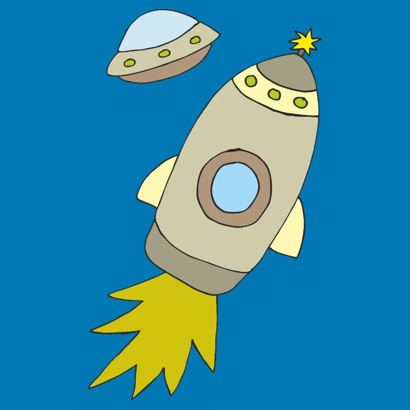 Fusée spatiale à propulsion lumineuse