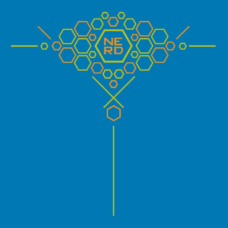 Nerd Hex Pattern Gradient