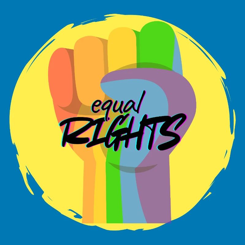 Regenbogenfaust Pride Gleichberechtigung