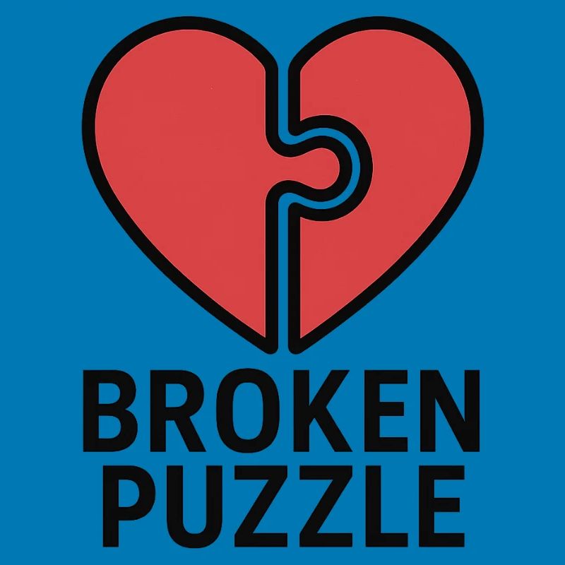 Puzzled heart design