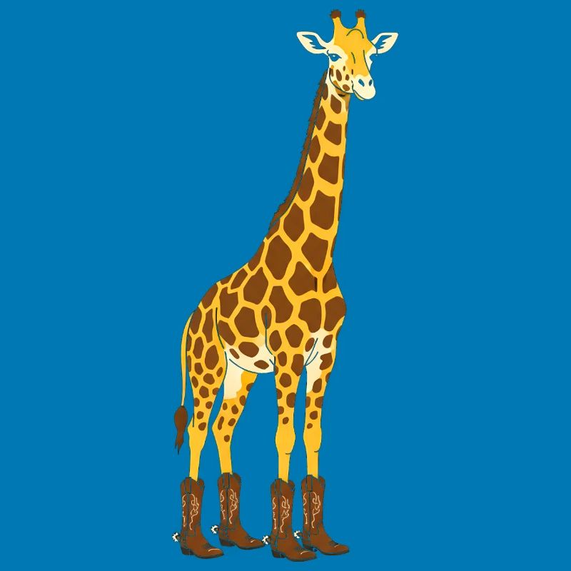 Giraffe with boot statement