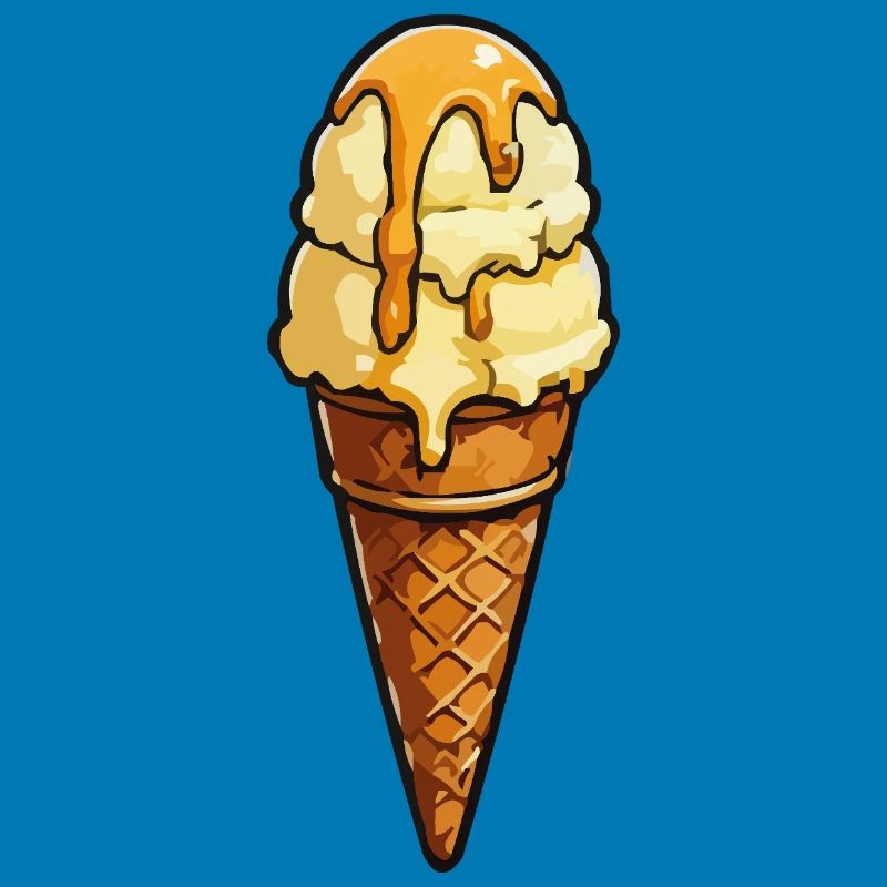 Cornet de glace Caramel Rip