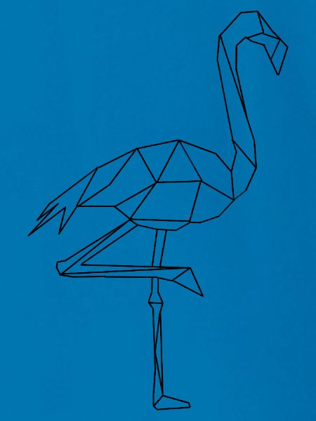 Flamingo Geometrisch
