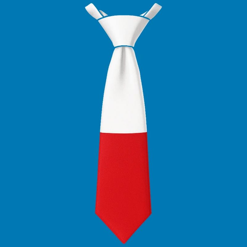 Cravate Pologne – Conception du drapeau