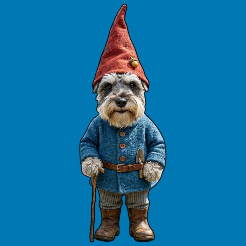 Garden Gnome Schnauzer Magic