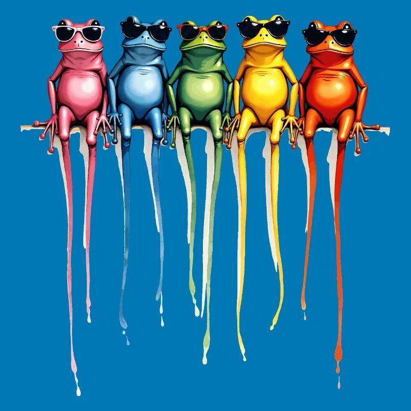 Cool Rainbow Frogs