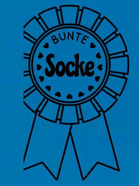 Bunte Socke