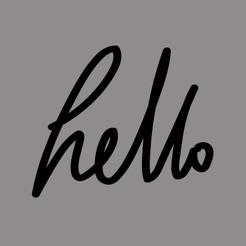 hello - handwriting