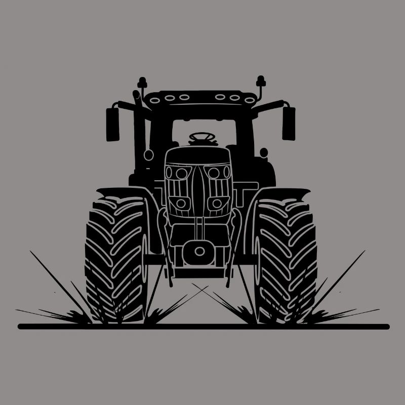 Traktor durch Schlamm