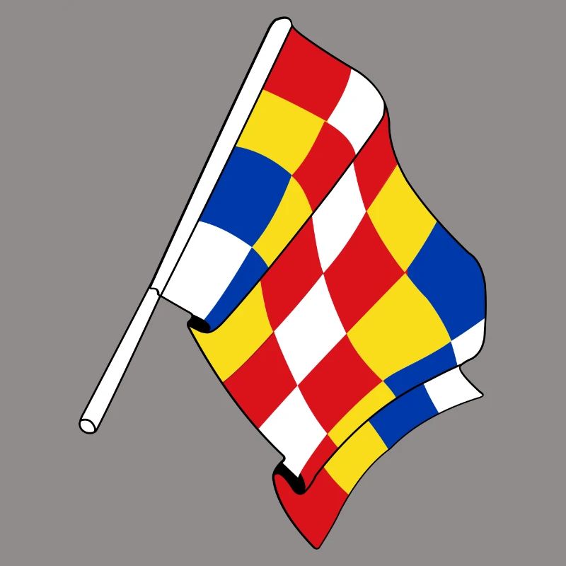 Flag Antwerp Belgium