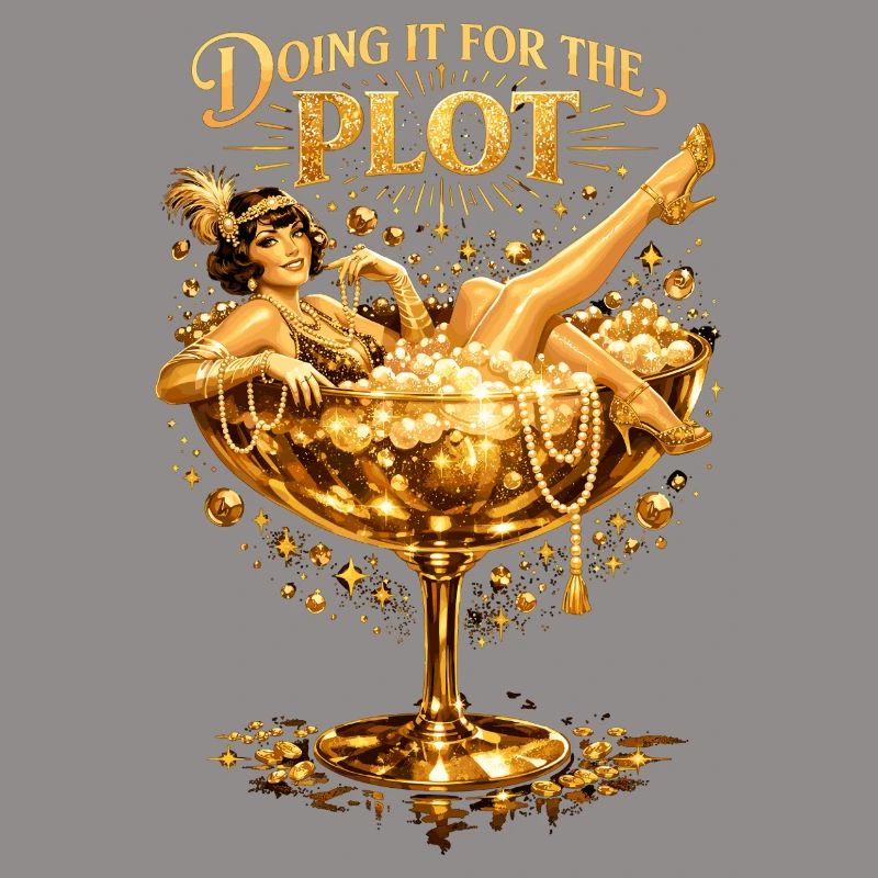 Golden Flapper: Doing it for the Plot Art