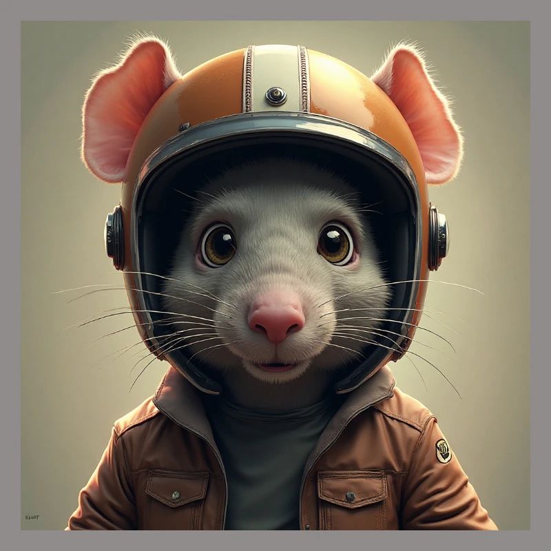 Die kleine Biker-Ratte