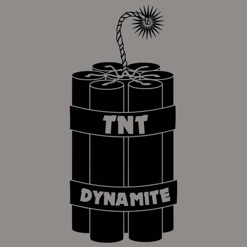 Seven burning dynamite sticks