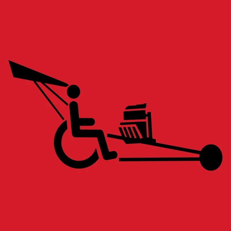 Bild eines Rollstuhls mit V8-Motor #