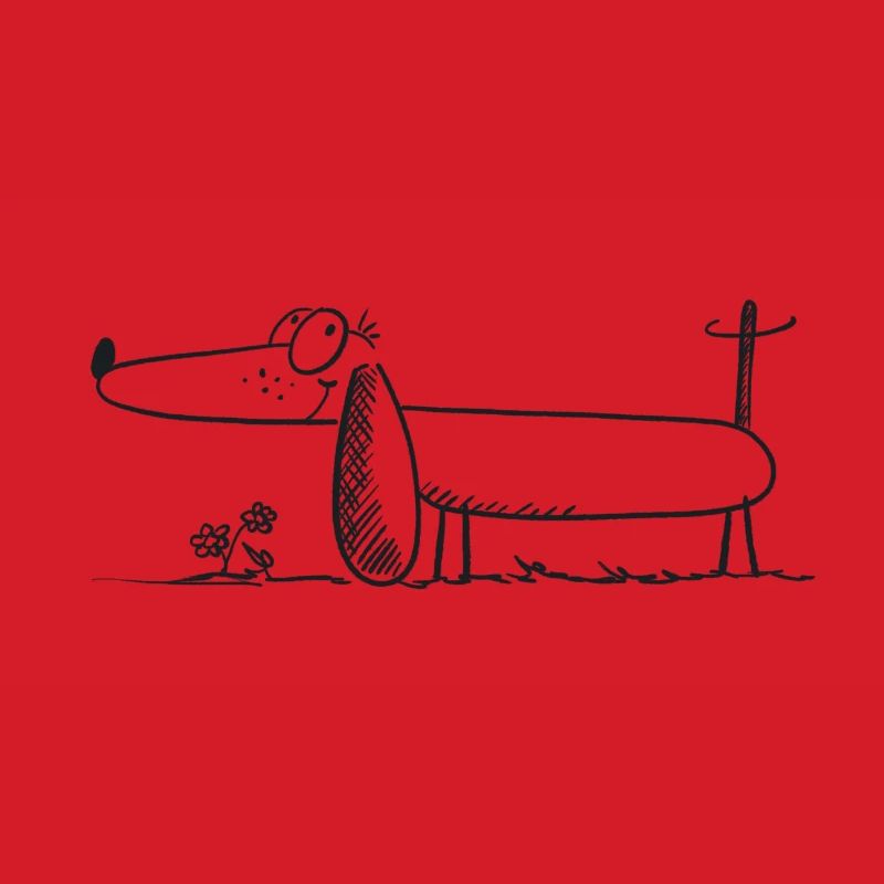 Witziger Dackel - Comic - Dachshund