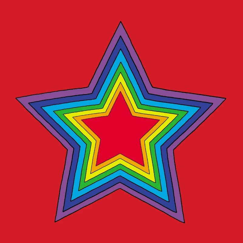 Rainbow star