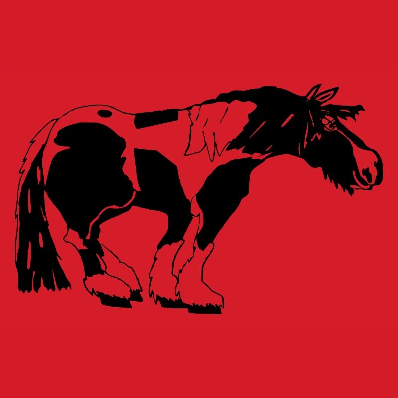 witziger Tinker , Tinker Schecke, Tinker reiten