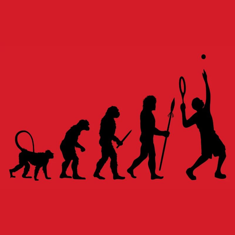 Evolution eines Tennisspielers