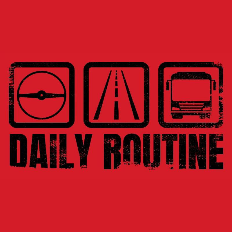 Busfahrer Routine