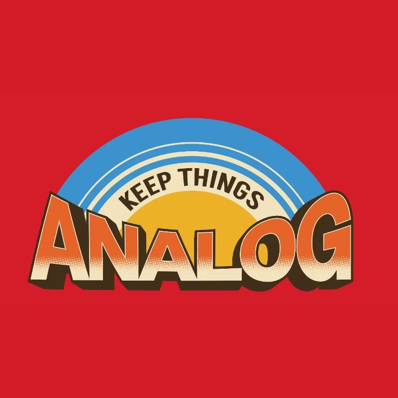 Keep Things Analog – Retro Tech Statement