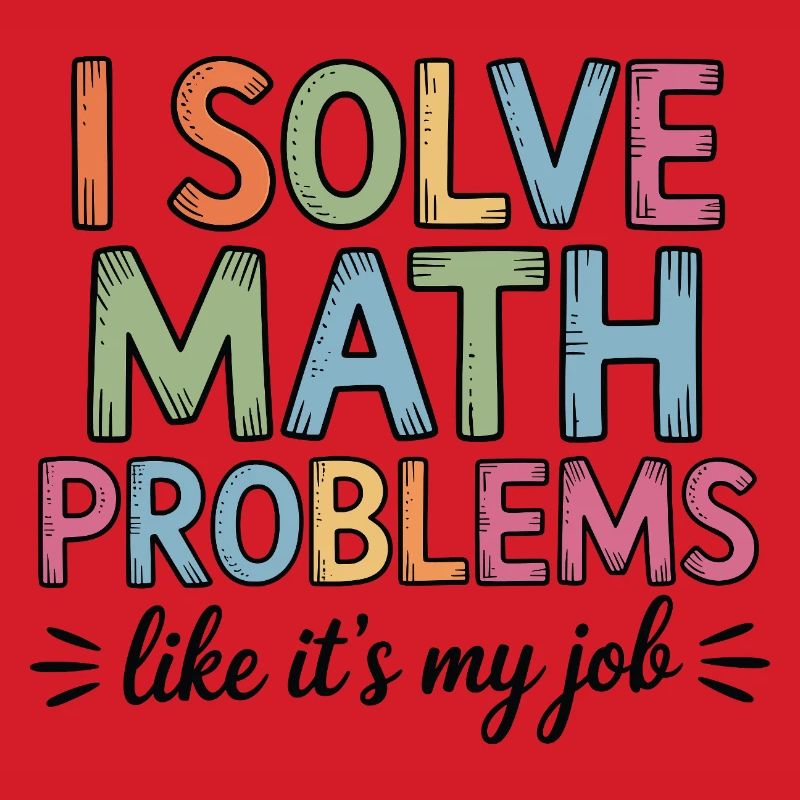 I Solve Math Problems Like a Job Math Teacher