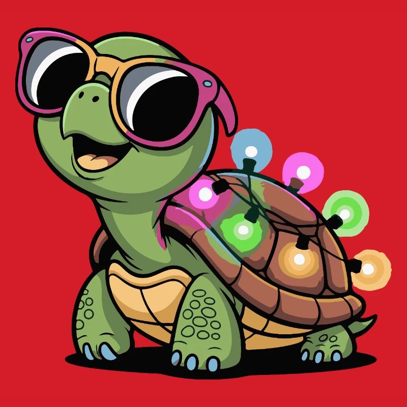 Lichtschein Turtle with sunglasses