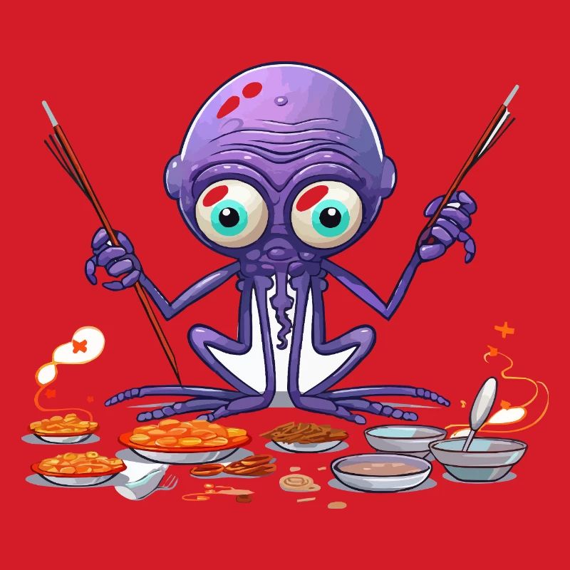 The Algae Octopus Chef