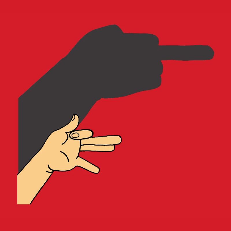 Schatten eines Hundes oder nicht