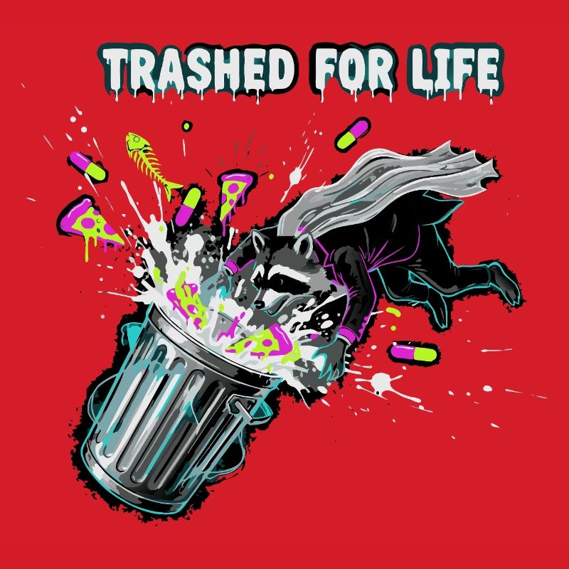 Trashed for Life Waschbär