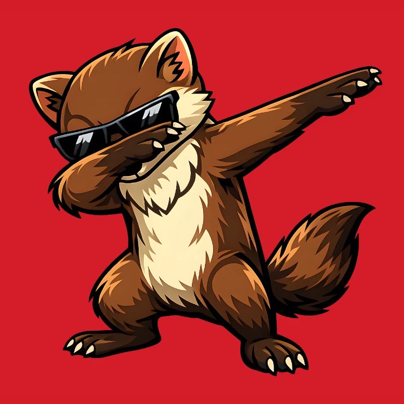 Dabbing Marten