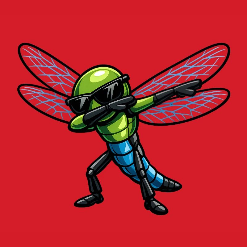 Dabbing Libelle