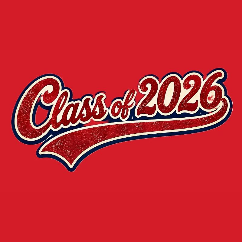 Class 2026 Retro Script