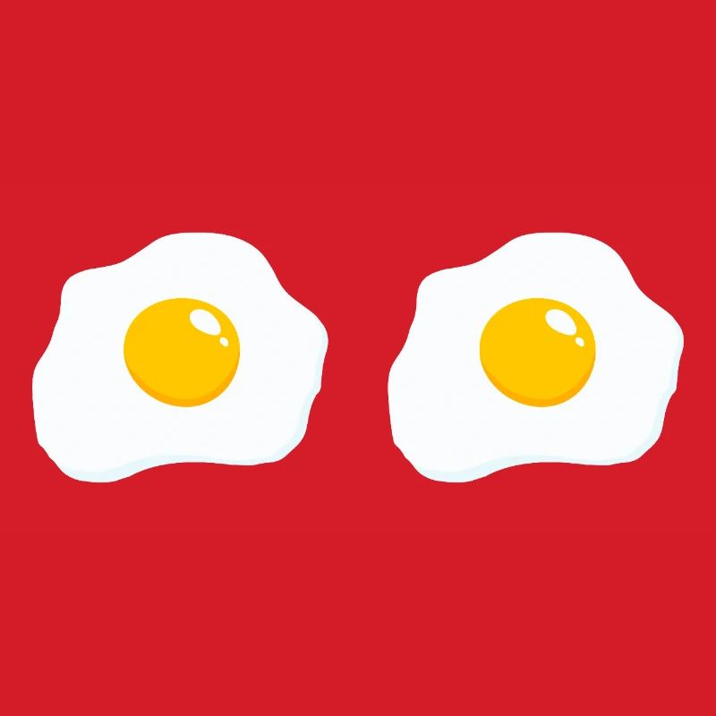 Double Mirror Egg Cartoon