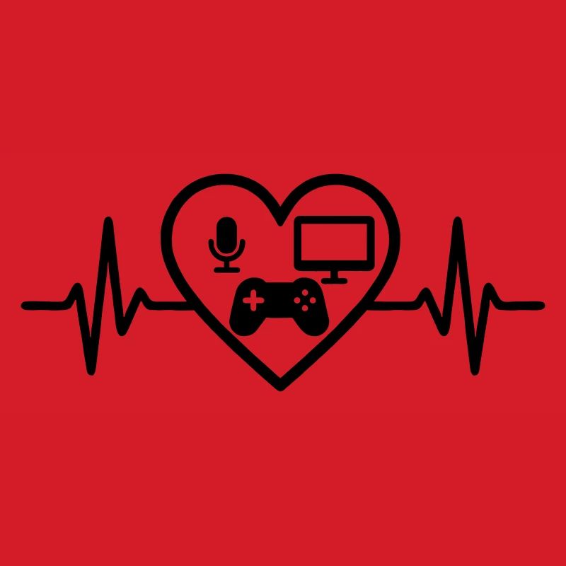Streaming Gamer Heart Micro Screen Controller