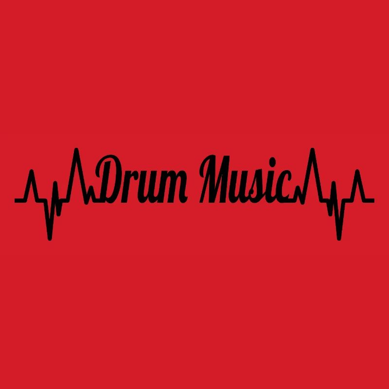 Drums ECG Heart Line