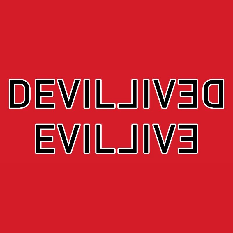 Double Devil-Wordmark Mirror Image
