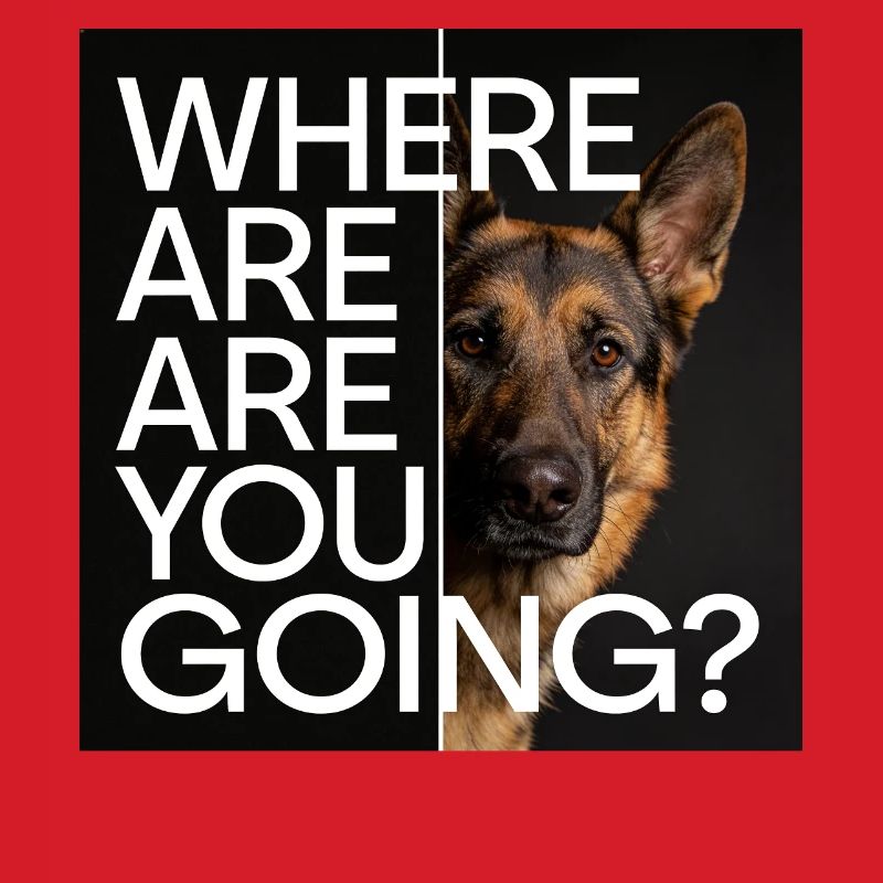 Deutscher Schäferhund Statement Motiv
