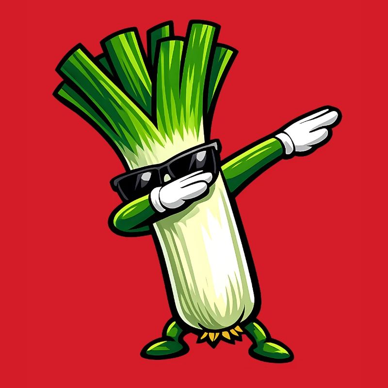 Dabbing leeks