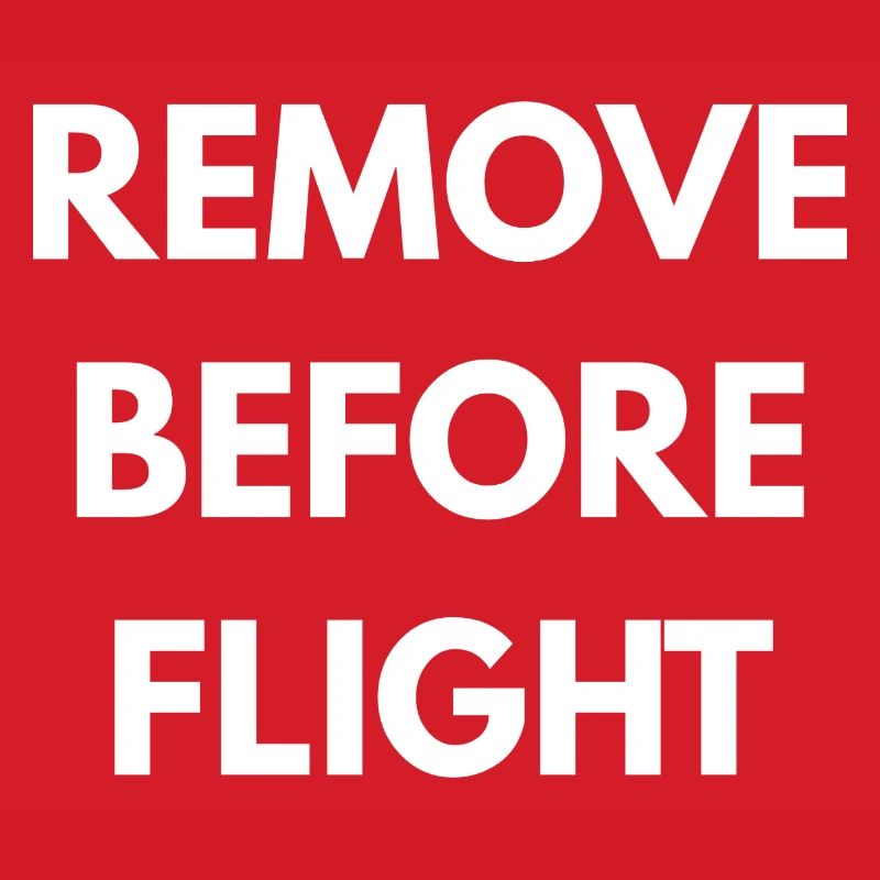 REMOVE BEFORE FLIGHT