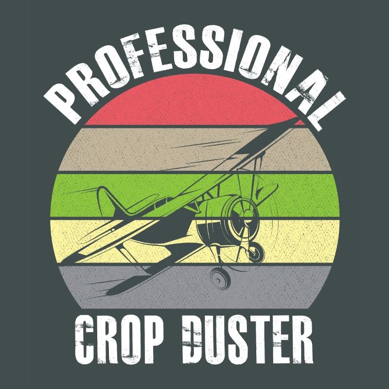 Cropdusting in Progress Crop Dusting Duster Plane