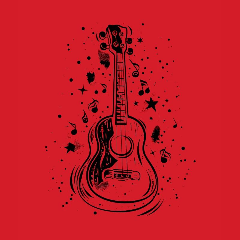 Ukulele Drawing