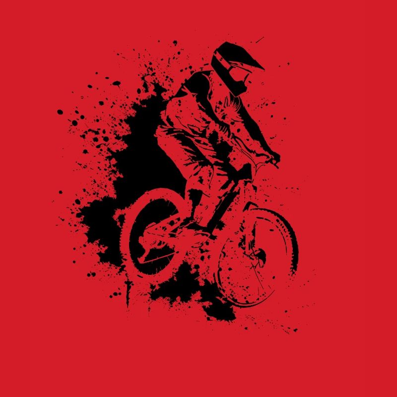 Mountain Biking Drawing
