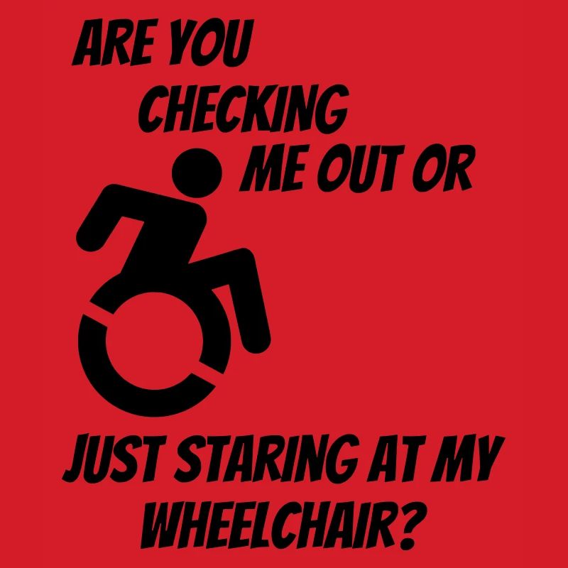 Werden Sie mich oder meinen Rollstuhl überprüfen? #
