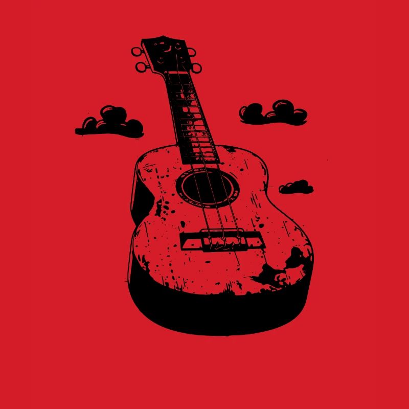 Ukulele Comic-Stil