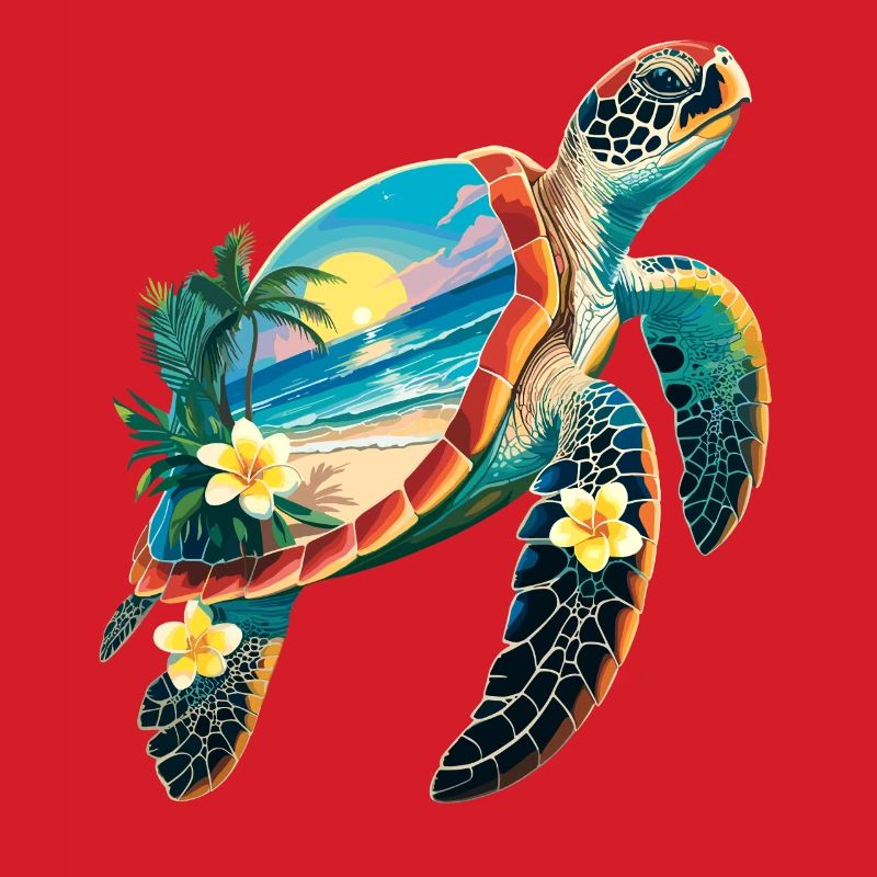 Turtle Waves Surf Turtle Surfer Turtles