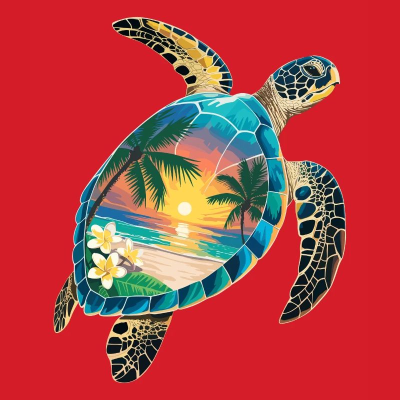 Turtle Waves Surf Turtle Surfer Turtles